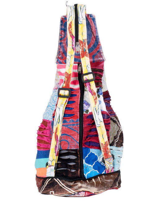 sac à dos-boho-patchwork-dessins-femme