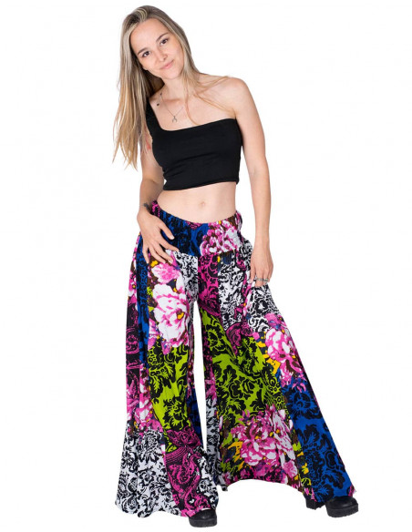 PA0615A - Pantalon Palazo Imprimé