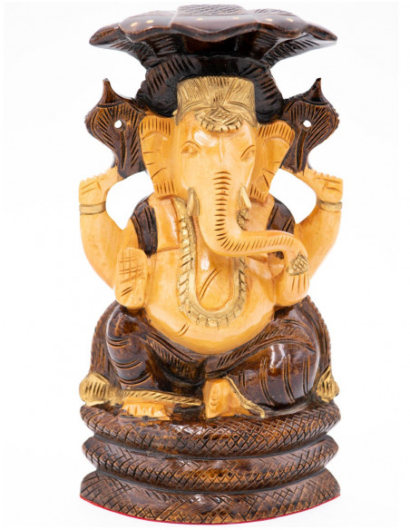 TST0148 - Bicolor Ganesha Statue