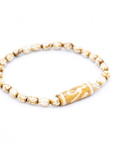 SPU0016 - Bracelet en os fin 2