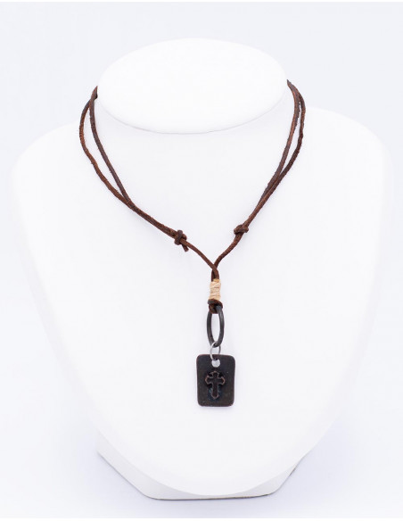 SCG5003 - Imitation leather necklace