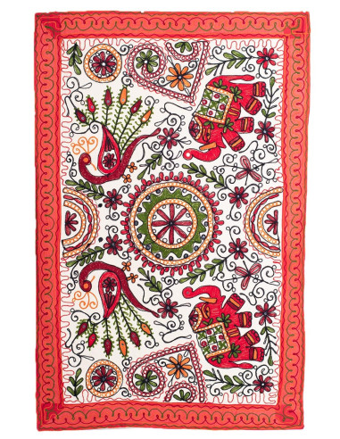RTZ0302 - Tapisserie Brodée Rectangulaire Animaux