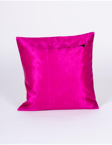 RCJ0034R - Capa de almofada rosa vibrante com...