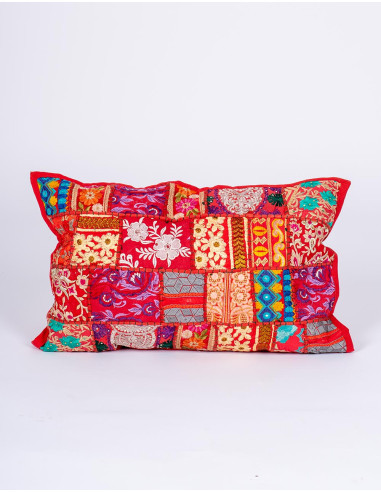 RCJ10014 - Indian Handmade Patchwork Cushion...