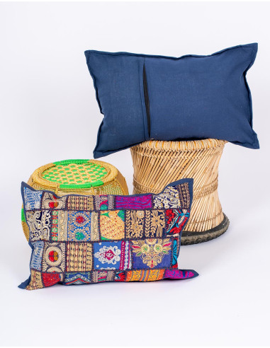 RCJ10015 - Indian Handmade Patchwork Cushion...