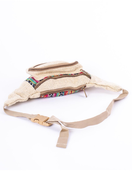 BRÑ0010 - Kimago Indian Ethnic Style Hemp Unisex Fanny Pack