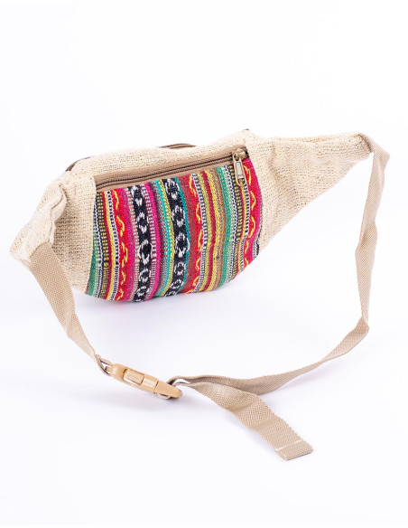 BRÑ0010 - Kimago Indian Ethnic Style Hemp Unisex Fanny Pack