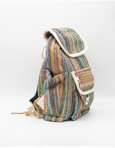 BMH0032C - Sac à dos Kimago Unique en chanvre :...
