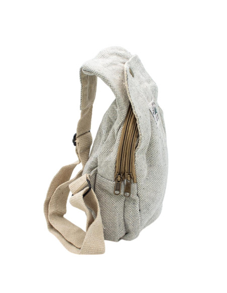 BMH0027N - Zaino triangolare India Kimago unisex in canapa naturale