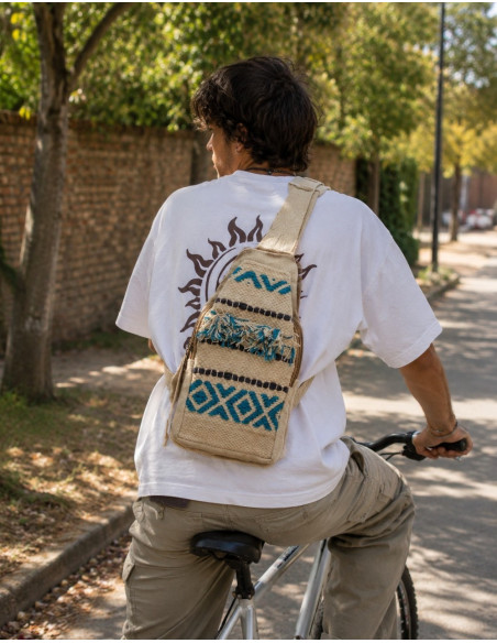 BMH0028 – India Kimago Unisex-Boho-Baumwoll-Dreiecksrucksack