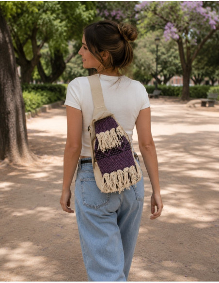 BMH0028 – India Kimago Unisex-Boho-Baumwoll-Dreiecksrucksack