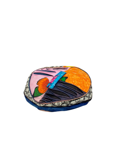 BMH0026 - Sac à dos guitare patchwork bohème en coton indien Kimago